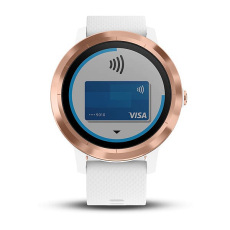 vívoactive® 3 (Rose Gold avec bracelet silicone blanc)