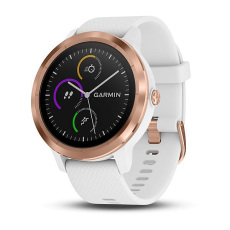 vívoactive® 3 (Rose Gold avec bracelet silicone blanc)