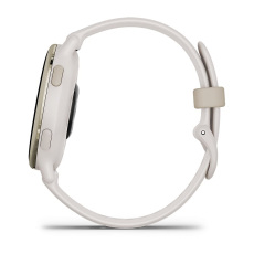 vívoactive® 5 (Boitier ivoire avec lunette en aluminium Soft Gold et bracelet silicone ivoire)