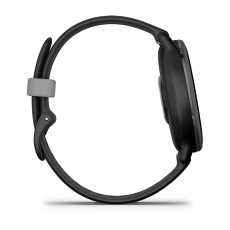 vívoactive® 5 (Boitier noir avec lunette en aluminium Gray et bracelet silicone noir)