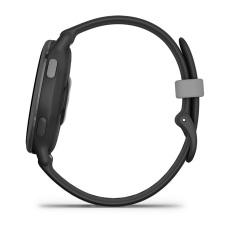 vívoactive® 5 (Boitier noir avec lunette en aluminium Gray et bracelet silicone noir)