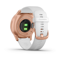 vívomove® Style (Boîtier rose gold en aluminium anodisé avec bracelet en silicone blanc)